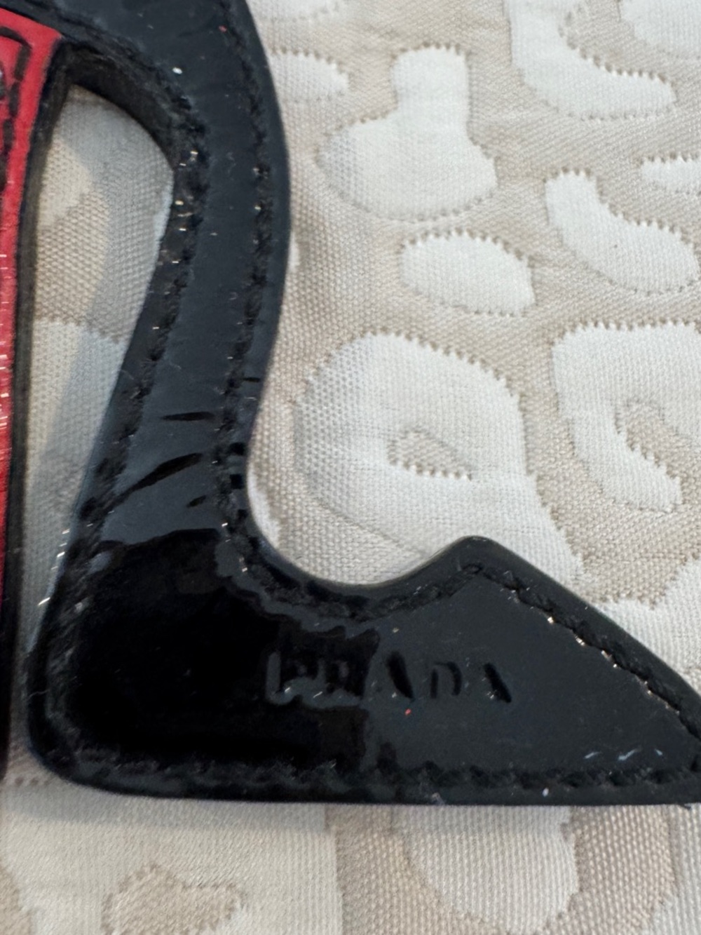 Authentic Prada Patent Stiletto Keychain - Picture 3 of 6